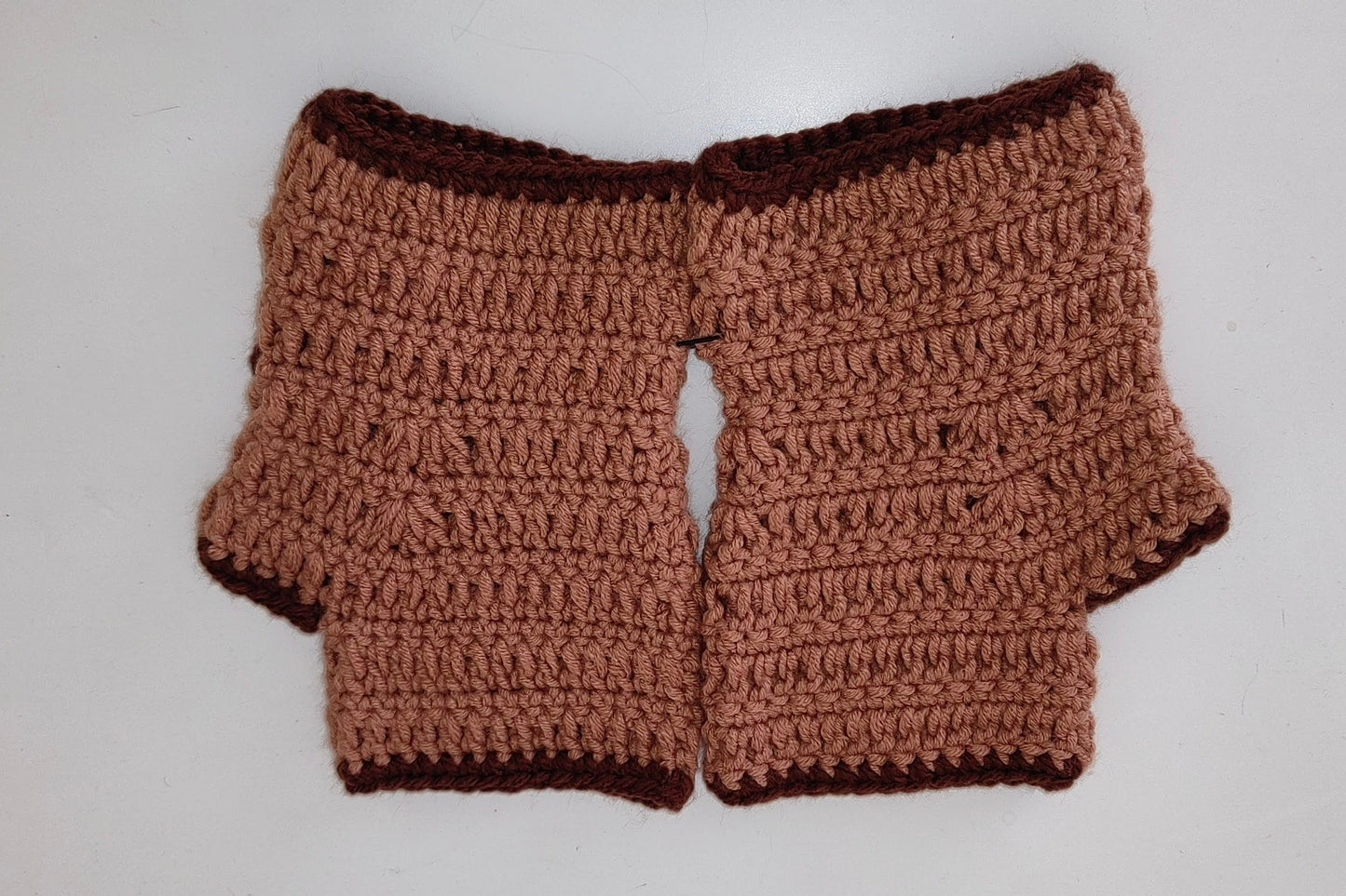 Light Brown Fingerless Gloves