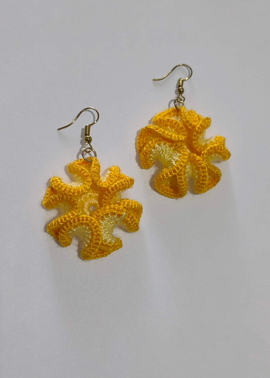 Curly Petal Earrings